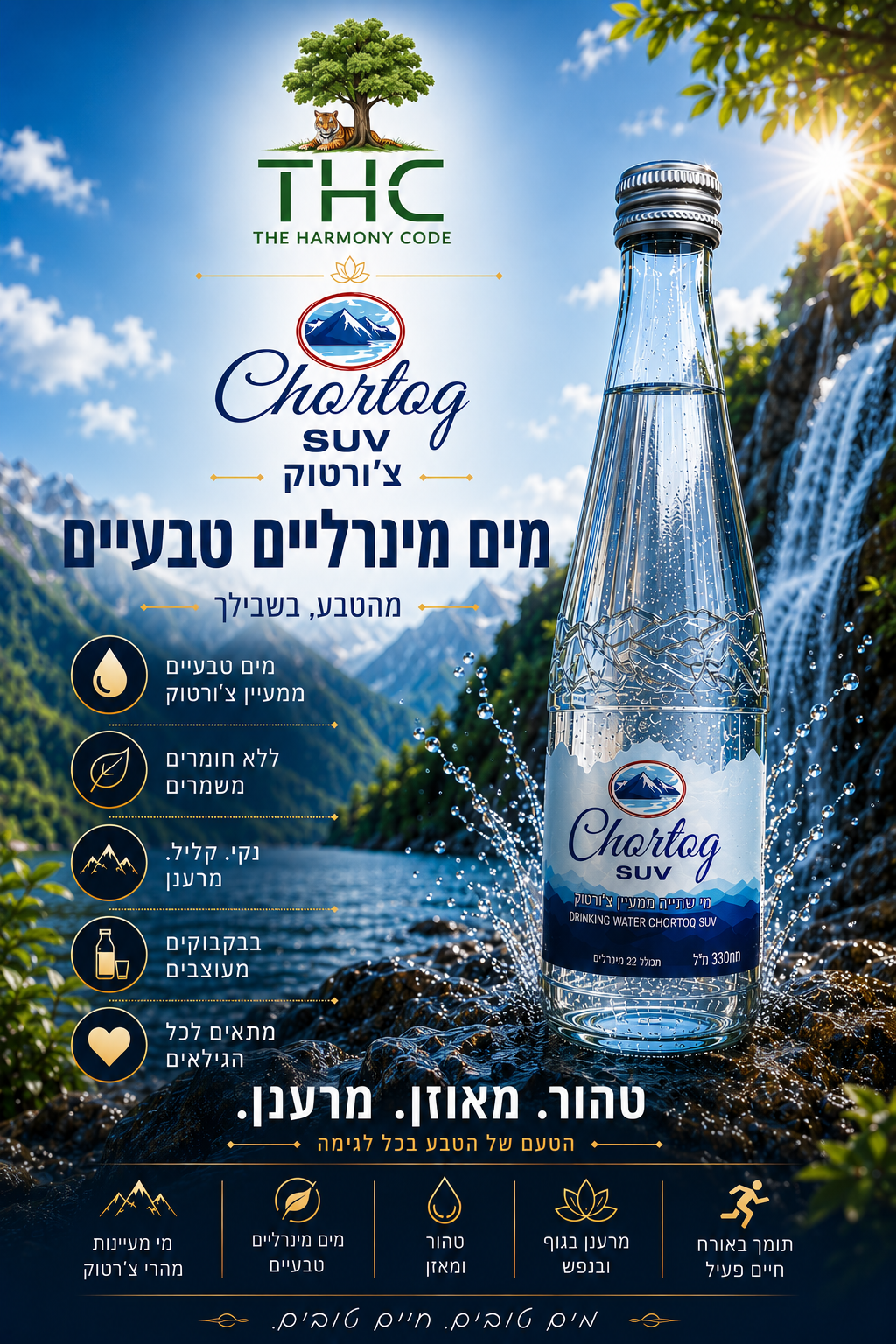 מים מינרליים טבעיים צ׳ורטוק | CHORTOQ SUV