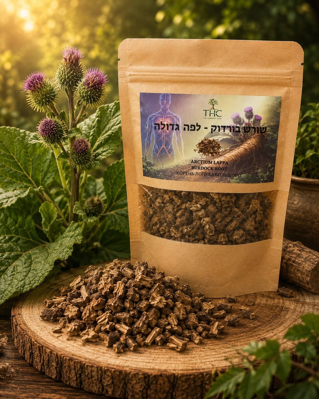 שורש בורדוק/ לפה גדולה - BURDOCK ROOT